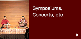 Symposiums, Concerts, etc.
