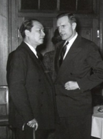 John D. Rockefeller III and Shigeharu Matsumoto
