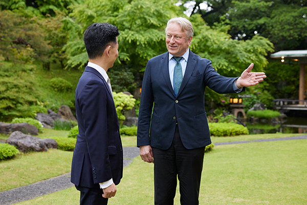 写真：ブリュンガー氏